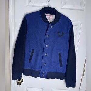 True Religion Kids Two-Tone Blue and Black Jacket